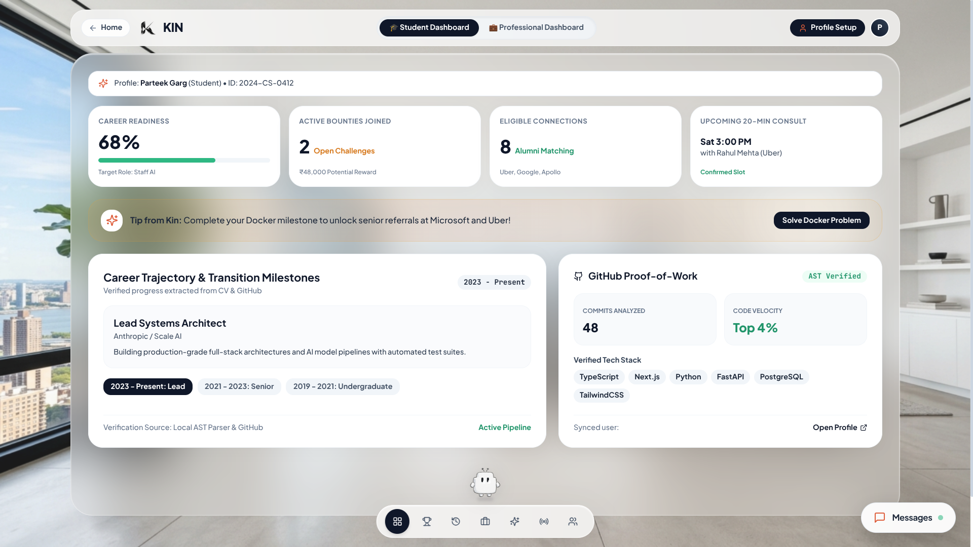 KIN screenshot 2