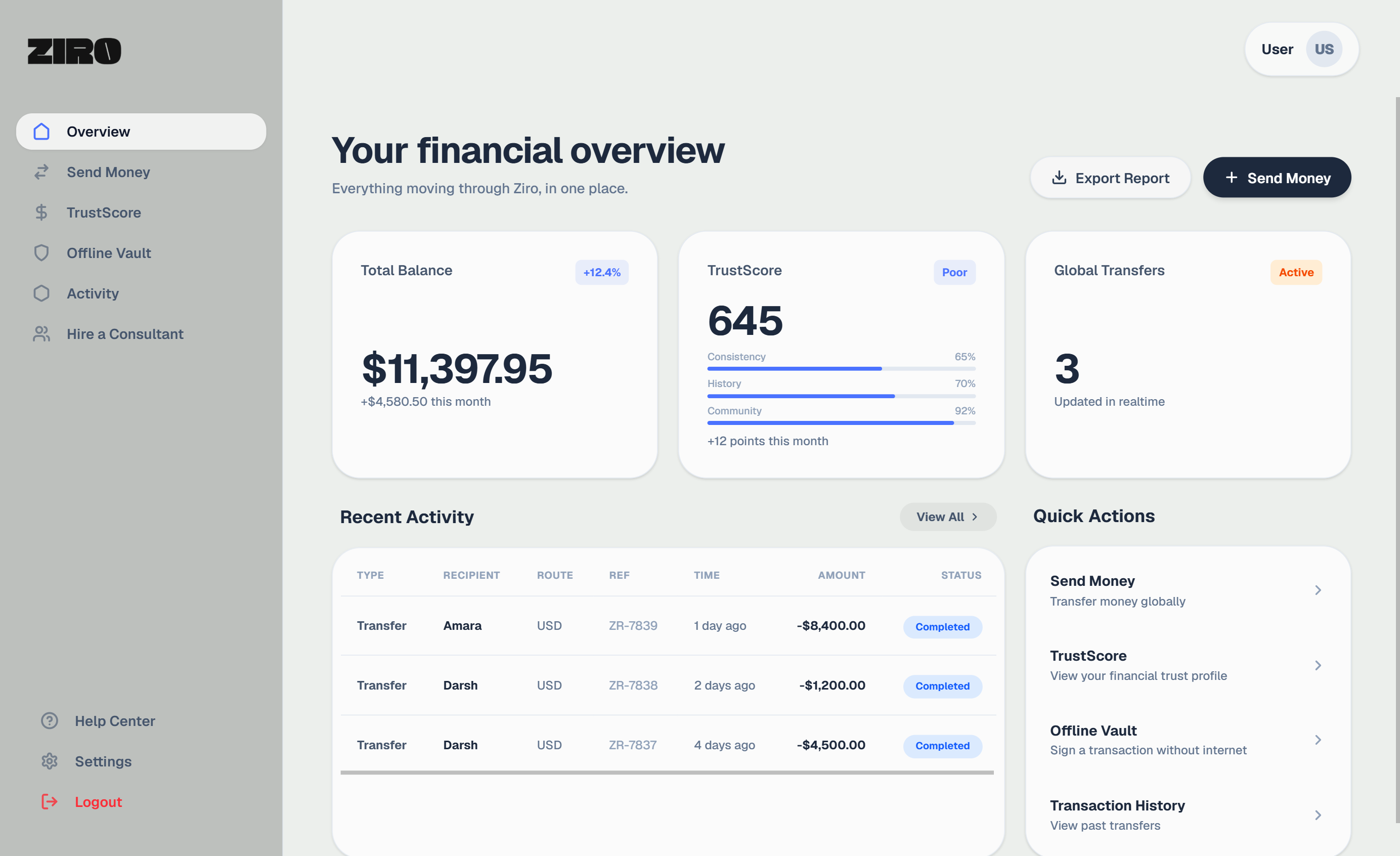 Ziro screenshot 2